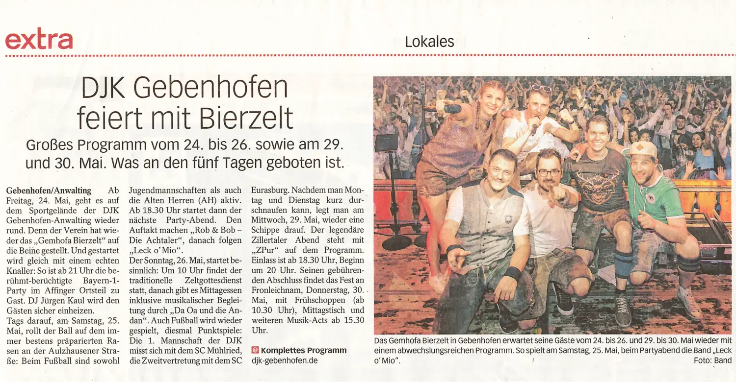 leckomio GbR  Artikel über Zeitung